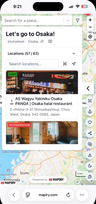 mapiry - AI-powered map creation
